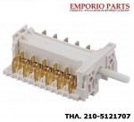 Διακόπτης επιλογής φούρνου κουζίνας PITSOS-SIEMENS-BOSCH, 173809